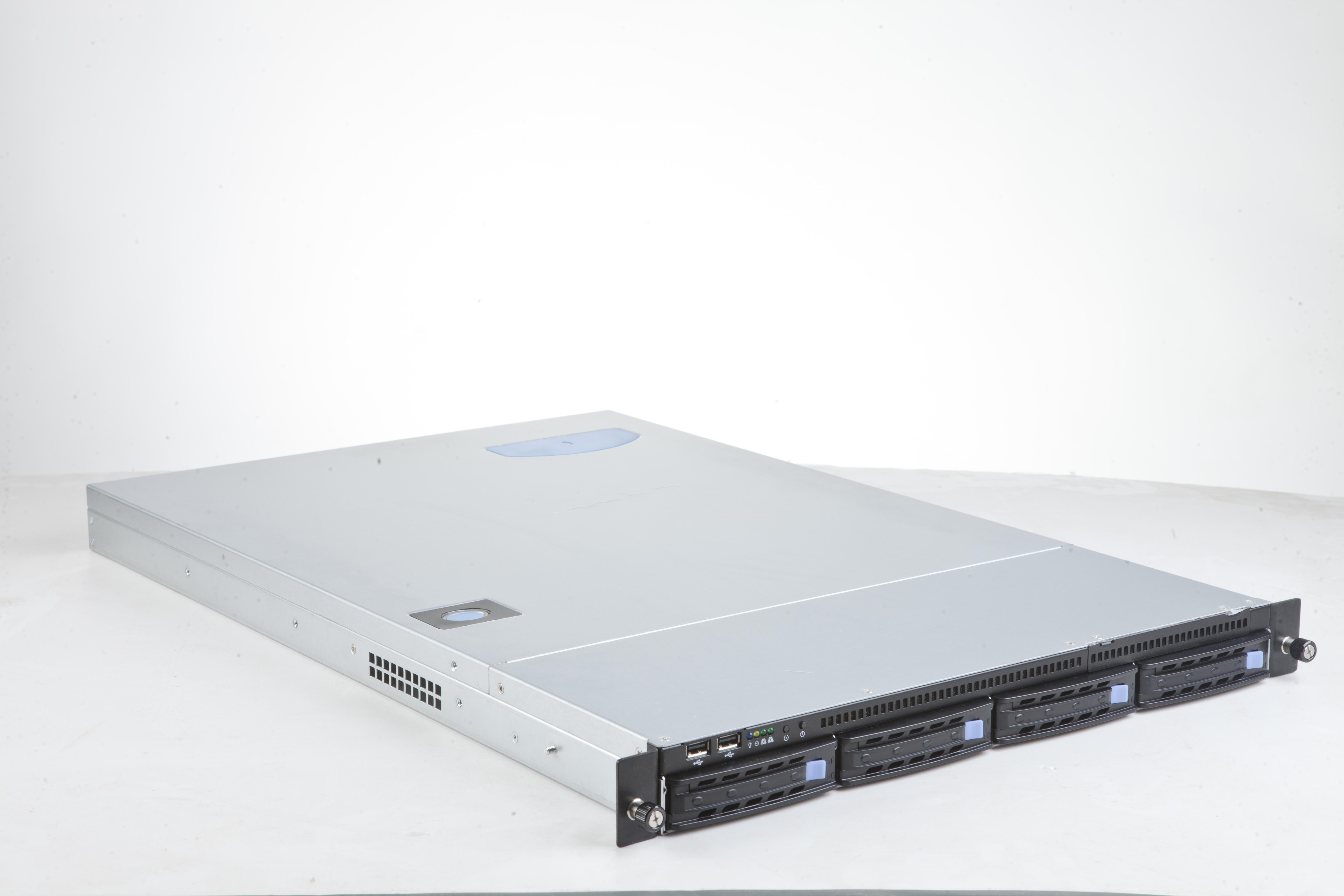 倍尔诺1U4盘位服务器机箱