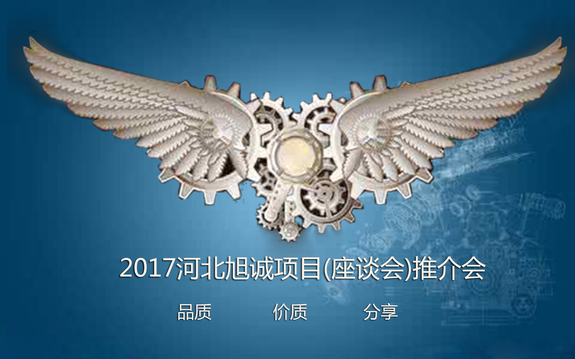 热烈祝贺河北旭诚2017项目座谈会圆满结束