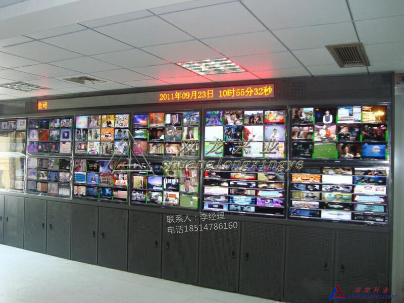 厂家直销 监控电视墙08调度操作台网络机柜