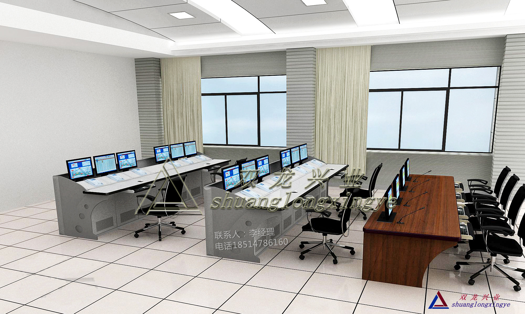 厂家直销 监控控制台13调度操作台网络机柜