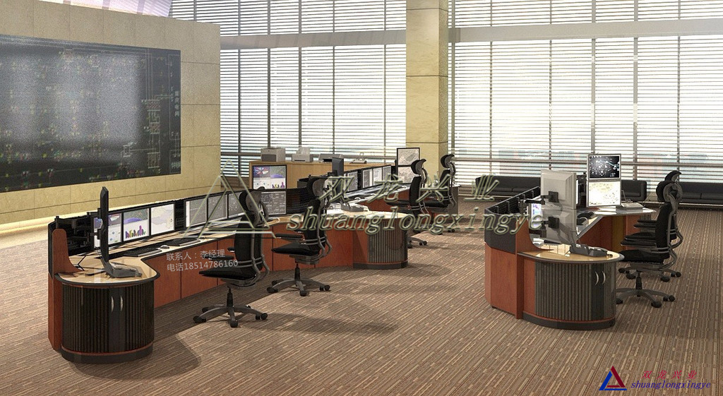 厂家直销电力指挥中心调度台06 监控电视墙调度操作台网络机柜