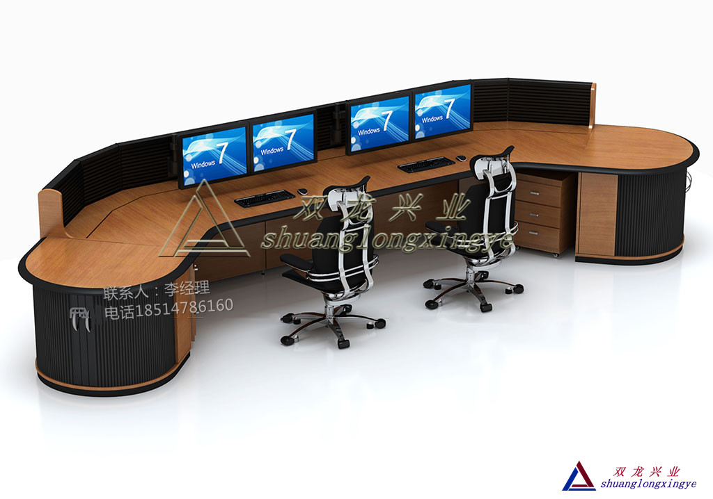 厂家直销 电力指挥中心调度台09监控电视墙调度操作台网络机柜