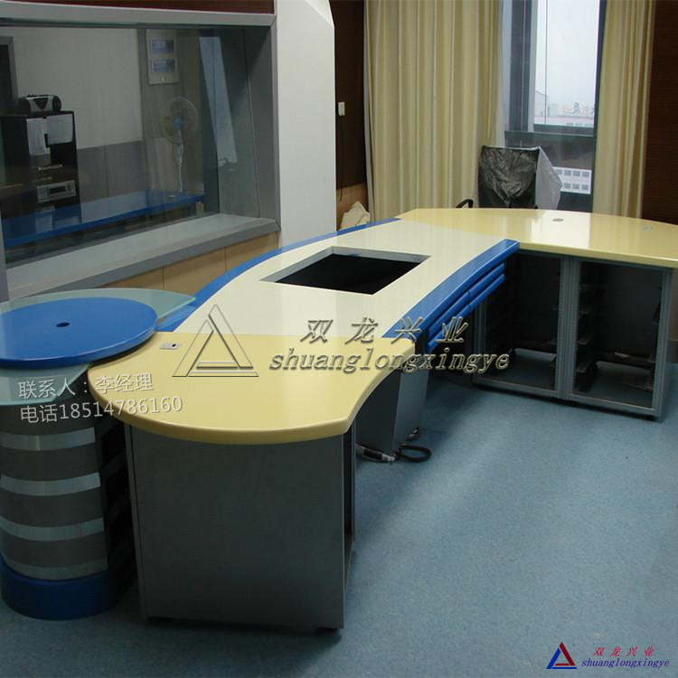 厂家直销 新闻直播桌访谈桌演播桌08调度操作台网络机柜